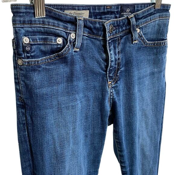 AG Adriano Goldschmied The Premiere Skinny Straight Jeans Size 25R - Picture 12 of 12